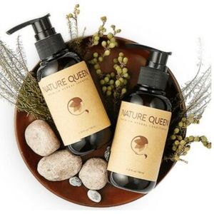 Nature Queen Shampoo and Conditioner.